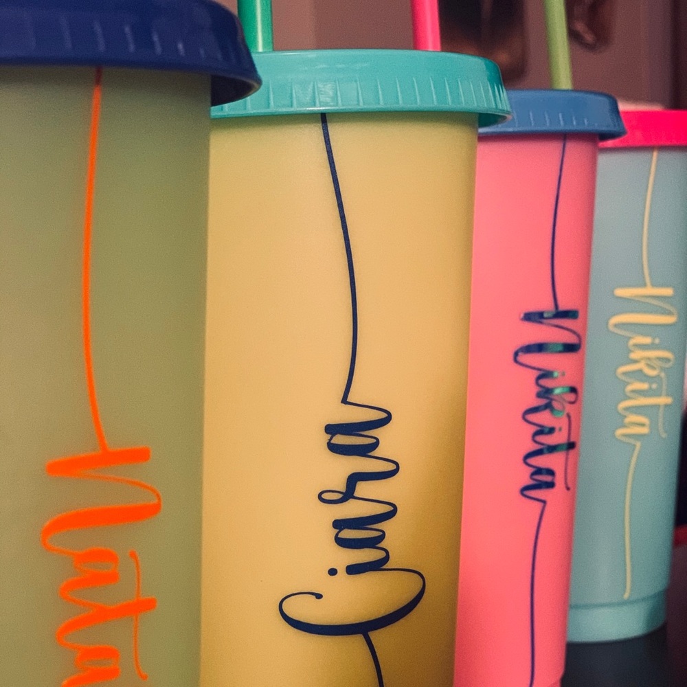 Custom color changing tumbler (price per cup)